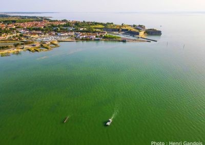 pirogue navigue autour d'Oléron