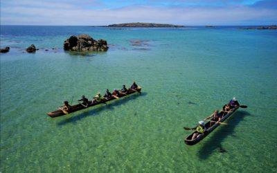 Mise à l’eau de la pirogue !